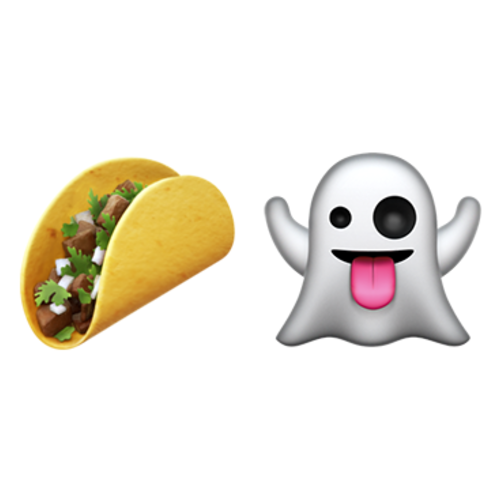 🌮👻 Emoji Domain iOS rendering